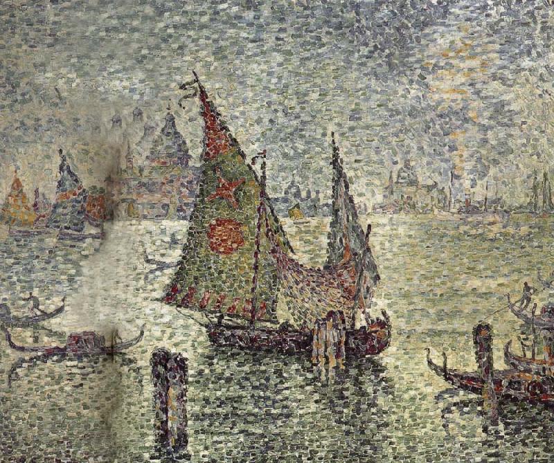 Green Sailboat, Paul Signac